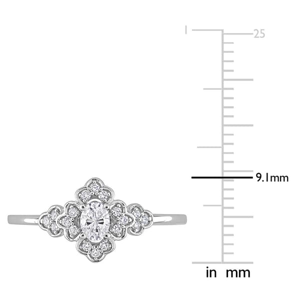 Diamond Classics™ White Gold 1/4ctw. Diamond Engagement Ring