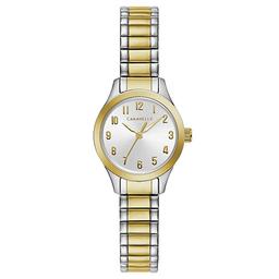 Womens Caravelle Two-Tone Expansion Bracelet Watch - 45L177