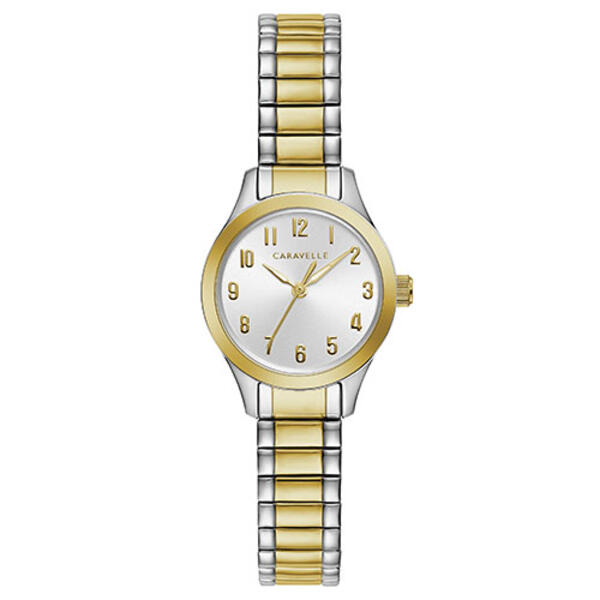 Womens Caravelle Two-Tone Expansion Bracelet Watch - 45L177 - image 
