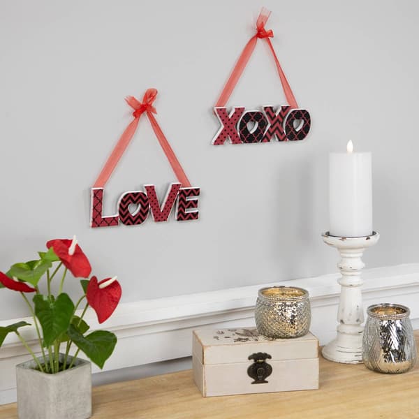 Northlight Seasonal LOVE & XOXO Wall D&#233;cor - Set of 2