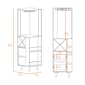 FM FURNITURE Ziton Pine Corner Bar Cabinet - image 7