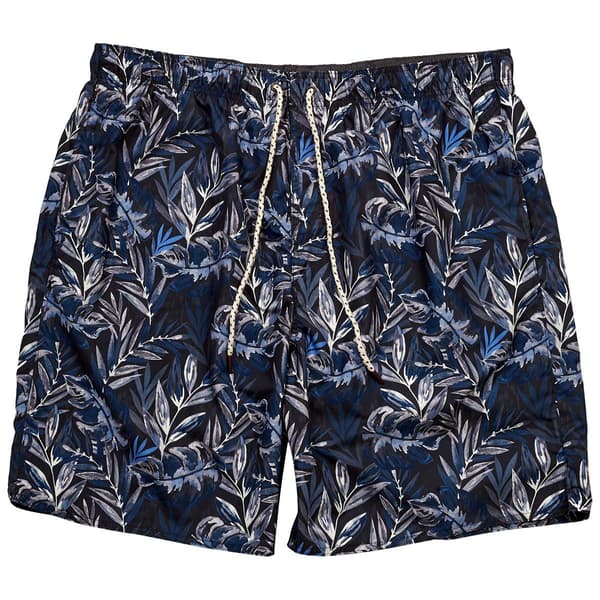 Mens Big & Tall Hawaiian Authentics Water Tropic Swim Trunks