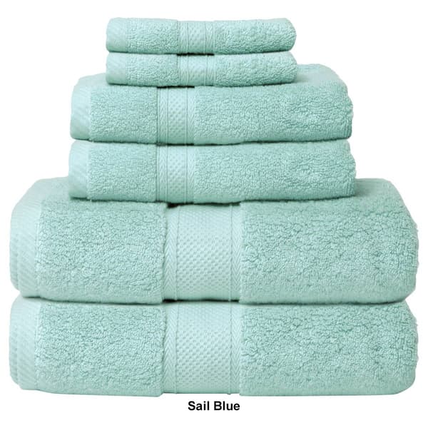 Zero Twist Hotel 6pc. Bath Towel Set