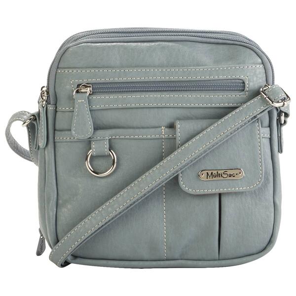 MultiSac North/South Zip Around Crossbody - Light Denim - image 