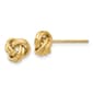 Gold Classics&#40;tm&#41; 7mm Gold Love  Knot Stud Earrings - image 1