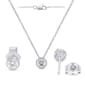 Nova Star(R) Sterling Silver & Lab Grown Diamond Earrings & Pendant - image 1
