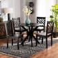 Baxton Studio Ela Dark Brown Finished Wood 5pc. Dining Set - image 7