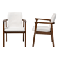 Baxton Studio Miyagi Boucle Upholstered Dining Chair - Set of 2 - image 3