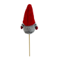 Northlight Grey & Red Santa Gnome with Hat Christmas Pick - image 4
