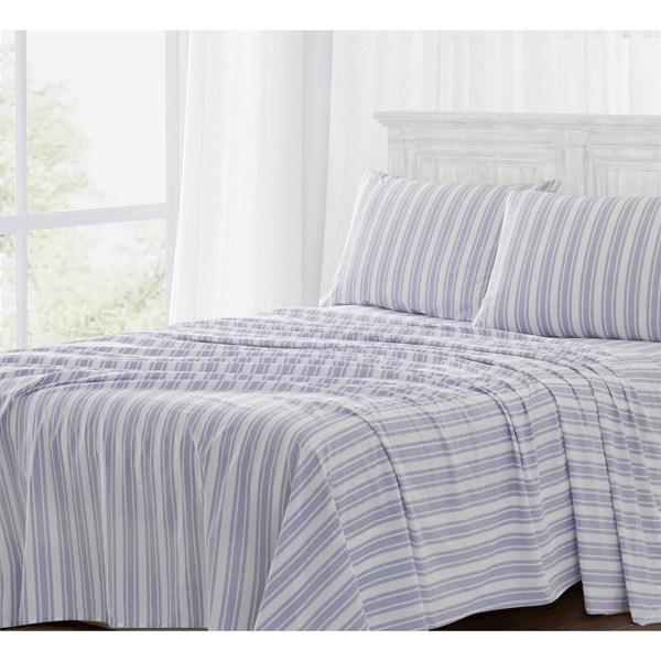 The Farmhouse by Rachel Ashwell Wide Ticking Stripe 4pc. Sheet S - image 