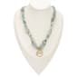 Ashley Cooper(tm) Georgette Scarf Necklace w/ Flower Pendant - image 1