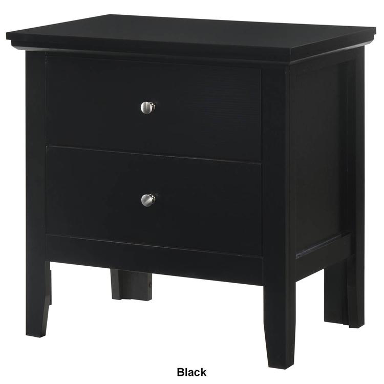 Passion Furniture Primo 2-Drawer Nightstand