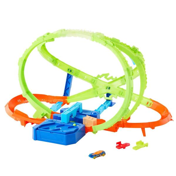 Hot Wheels(R) Boosted Hypersphere Crash Stunt Tracks Playset