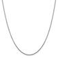 Unisex Gold Classics&#40;tm&#41; 1.45mm. White Gold Diamond Cut Necklace - image 1