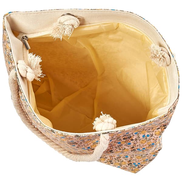 Renshun Yellow Floral Tote