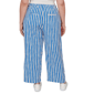 Plus Size Emaline Sapphire Serenade I Stripe Wide Leg Crop Pants - image 2