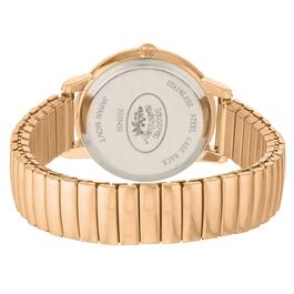 Womens Laura Ashley&#174; Rose Gold Stretch Bracelet Watch - LA31034RG