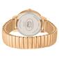 Womens Laura Ashley&#174; Rose Gold Stretch Bracelet Watch - LA31034RG - image 2