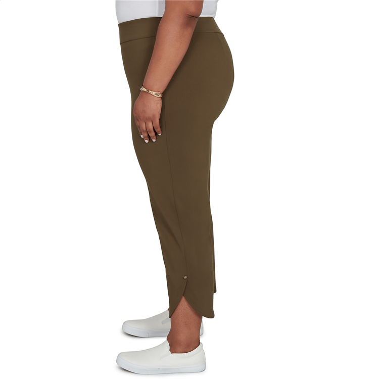 Plus Size Emaline La Vita Costiera Pull On Straight Leg Pants