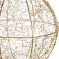Northlight Seasonal 12in. Lighted Gold LED Wire Ball D&#233;cor - image 5