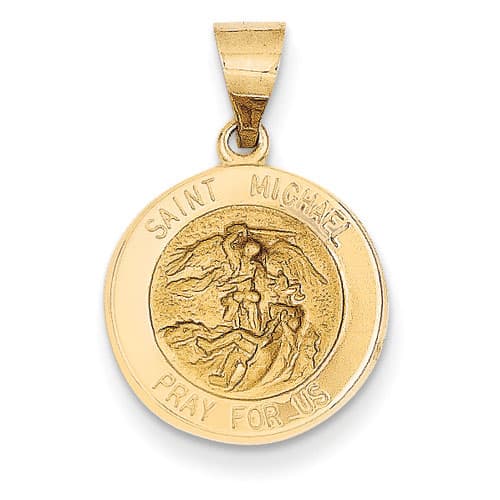 Unisex Gold Classics™ 14kt. Yellow Gold Saint Michael...