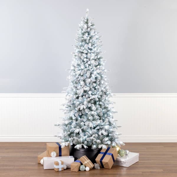 National Tree Snowy Comet Feel Real&#174; 6ft. LED Christmas Tree