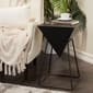 9th & Pike® Black Metal Modern Accent Table - image 7