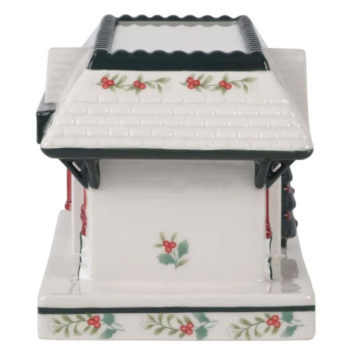 Pfaltzgraff® Winterberry Village Train Station with LED Light