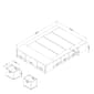South Shore Prairie Full Storage Bed w/Baskets Gray Maple - image 9