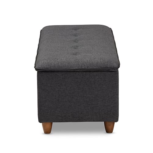Baxton Studio Marlisa Storage Ottoman Bench