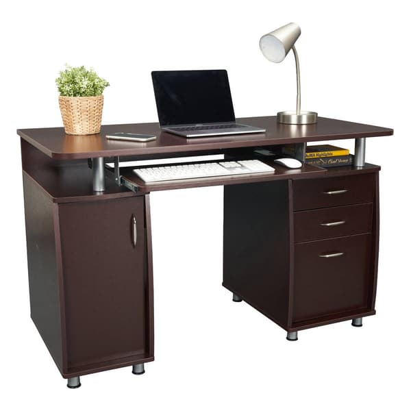 Techni Mobili Complete Workstation Computer Desk w/ Storage