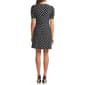 Womens Tommy Hilfiger Puff Sleeve V-Neck Ity Dot Dress - image 2