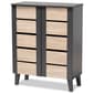 Baxton Studio Melle 2 Door Wood Entryway Shoe Storage Cabinet - image 3