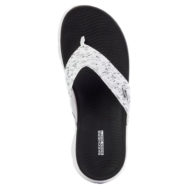 Womens Skechers Go Walk Flex Flip Flops