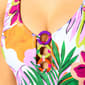 Womens Anne Cole Mod Tropical Ring Front One Piece Swimsuit - image 3