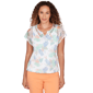 Petites Heart''s of Palm All Sun And Games Printed Oval Texture T - image 1