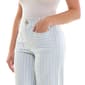 Womens Zac & Rachel Patch Pocket Stipe Wide Leg Pants - image 3