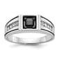 Mens Gentlemens Classics(tm) 14kt. White Gold 7/8ct. Diamond Ring - image 1