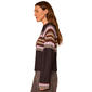 Petite Democracy Long Sleeve Bubble Hem Stripe Sweater - image 3