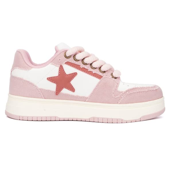 Womens Olivia Miller Stars Fashion Sneakers