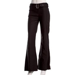 Juniors Zoe & Phoebe Millennium Bootcut Belted Pants