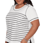 Plus Size Alfred Dunner Crowd Pleaser Sequin Stripe Blouse - image 5