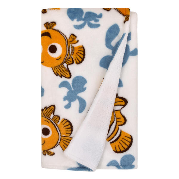 Disney Nemo Sherpa Baby Blanket - image 
