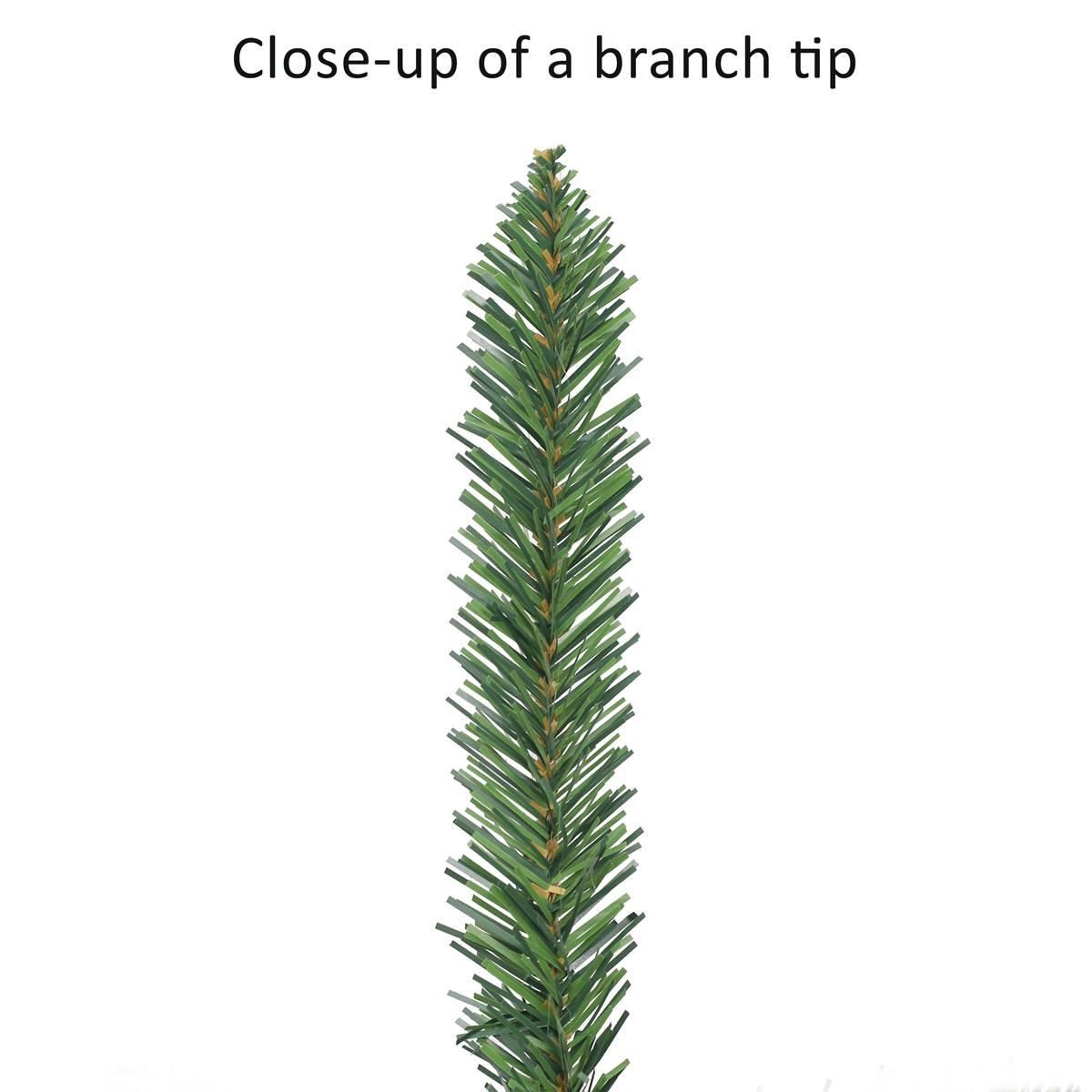 Puleo International 7ft. Carson Artificial Pine Christmas Tree