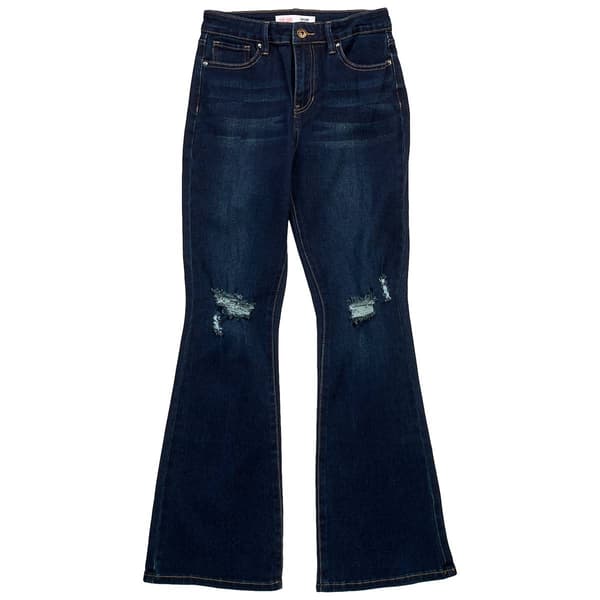 Girls (7-16) YMI® 5 Pocket Deconstructed Flare Jean