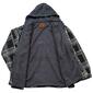 Mens Big & Tall Mountain Ridge Sherpa Lined Jacket- Grey/Charcoal - image 2