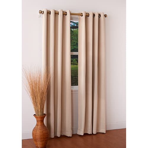 Turner Woven Blackout Grommet Panel Curtain