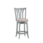 HH2 Home Savana Blue Wood Swivel Counter Height Stool - image 2