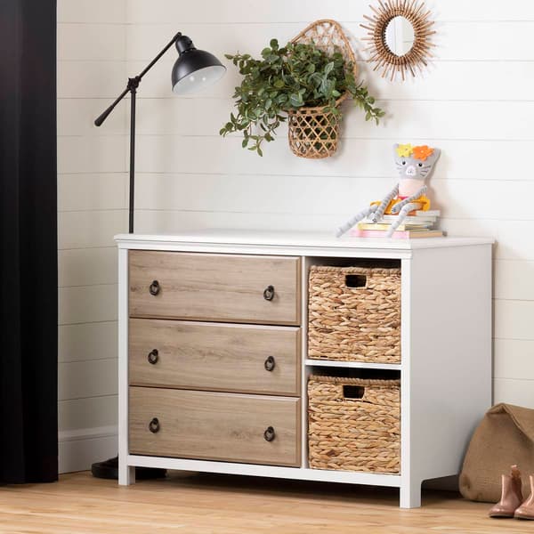 South Shore Cotton Candy 3-Drawer Dresser
