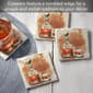 4pk. Bourbon Splash Square Coaster Set - image 4